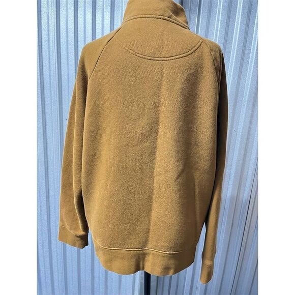 Madewell‎ MWL Half-Zip Pullover Sweatshirt Size M Long Sleeve Kangaroo Pocket - Picture 4 of 11